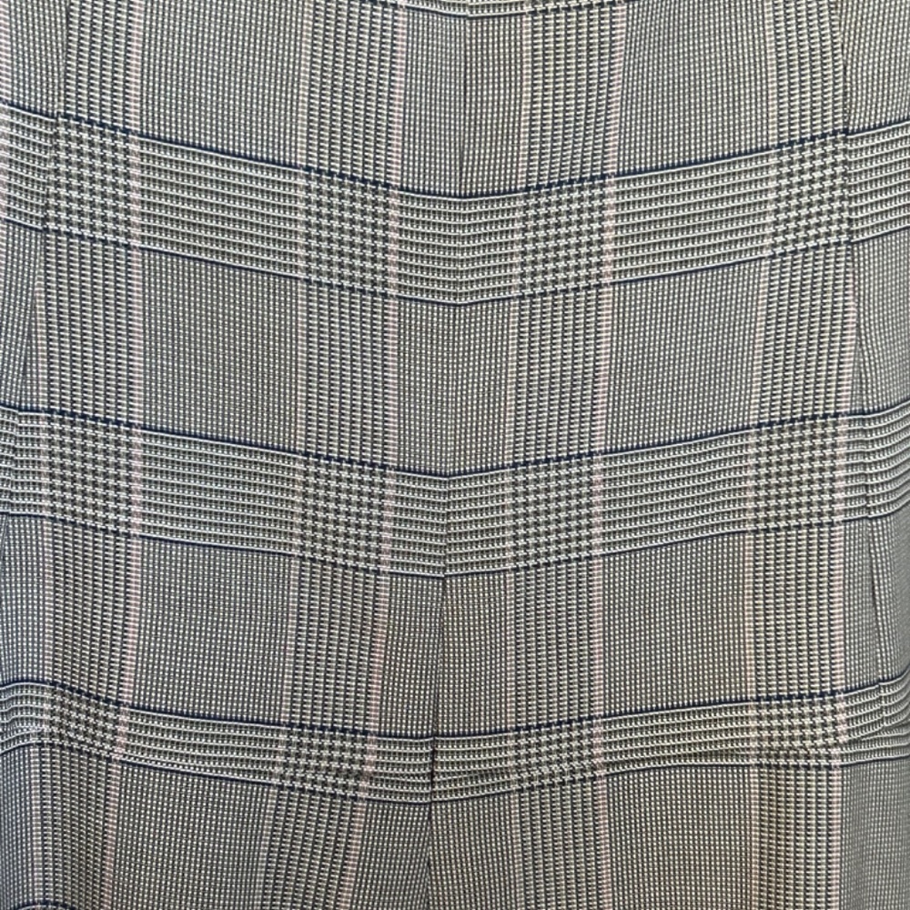 Akris Multicolor Asymmetrical Sleeveless Wool Dress, Size 12 - Picture 4 of 15